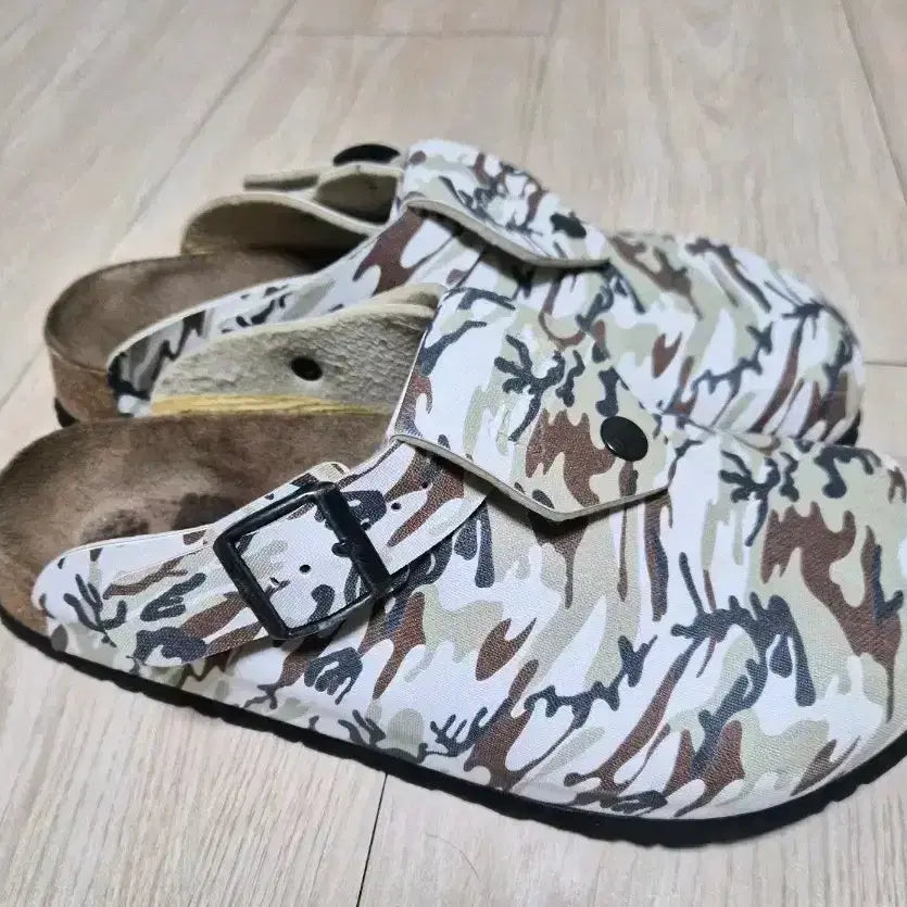 [BUNJANG] Birkenstock Boston Camo Mules Slippers Size 270mm / 버켄스탁 보스턴 카모 뮬 슬리퍼 270mm