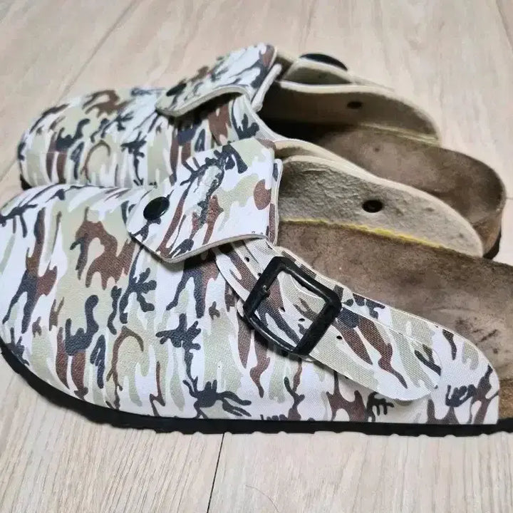 [BUNJANG] Birkenstock Boston Camo Mules Slippers Size 270mm / 버켄스탁 보스턴 카모 뮬 슬리퍼 270mm