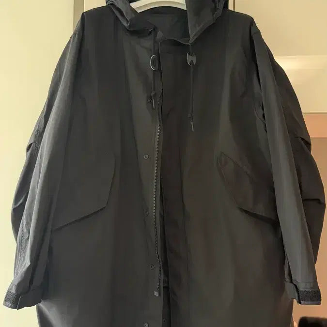 [SOLD OUT] 무지라보 피쉬테일 파카 블랙 M