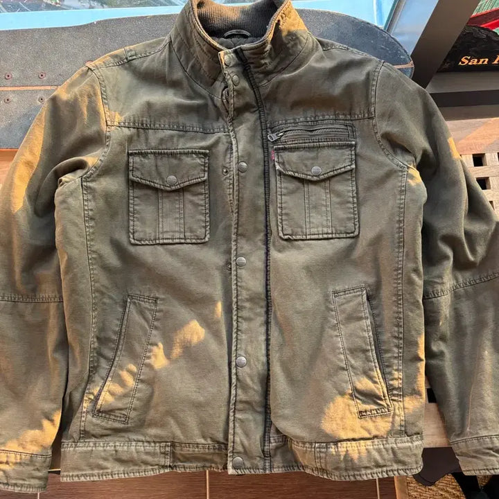 [BUNJANG] Levi's Khaki Desert Work Jacket / 리바이스 카키 데저트 워크자켓