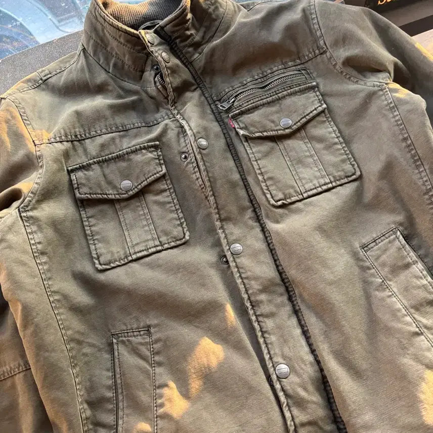 [BUNJANG] Levi's Khaki Desert Work Jacket / 리바이스 카키 데저트 워크자켓