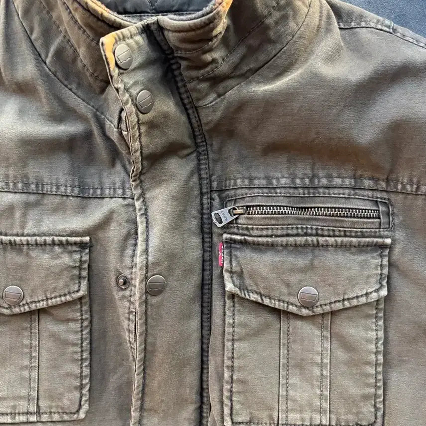 [BUNJANG] Levi's Khaki Desert Work Jacket / 리바이스 카키 데저트 워크자켓