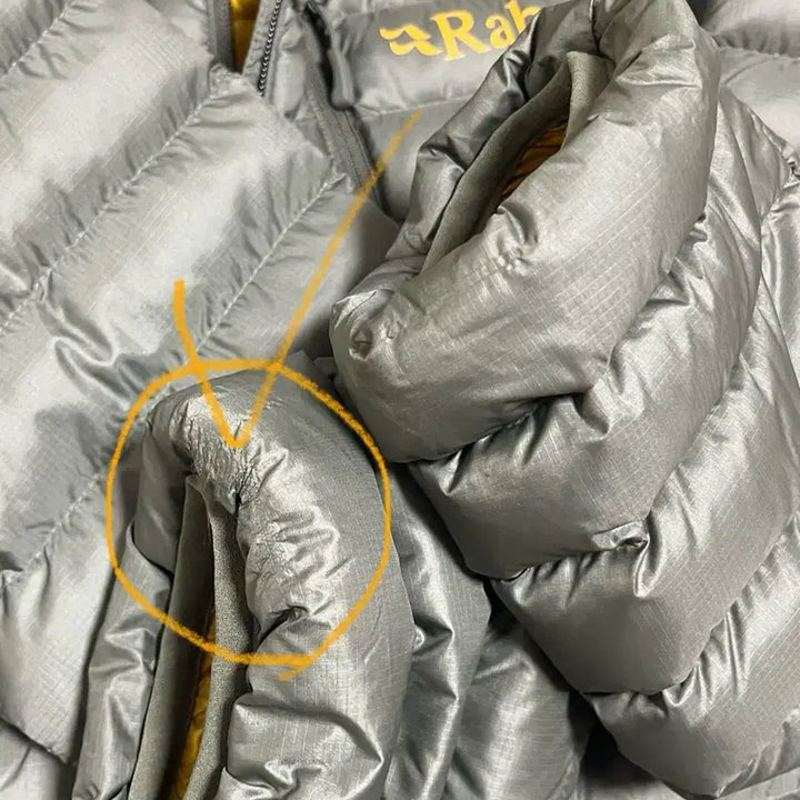 [BUNJANG] Rab Microlight Alpine Light Khaki Jacket / Rab 마이크로라이트 알파인 라이트카키 M