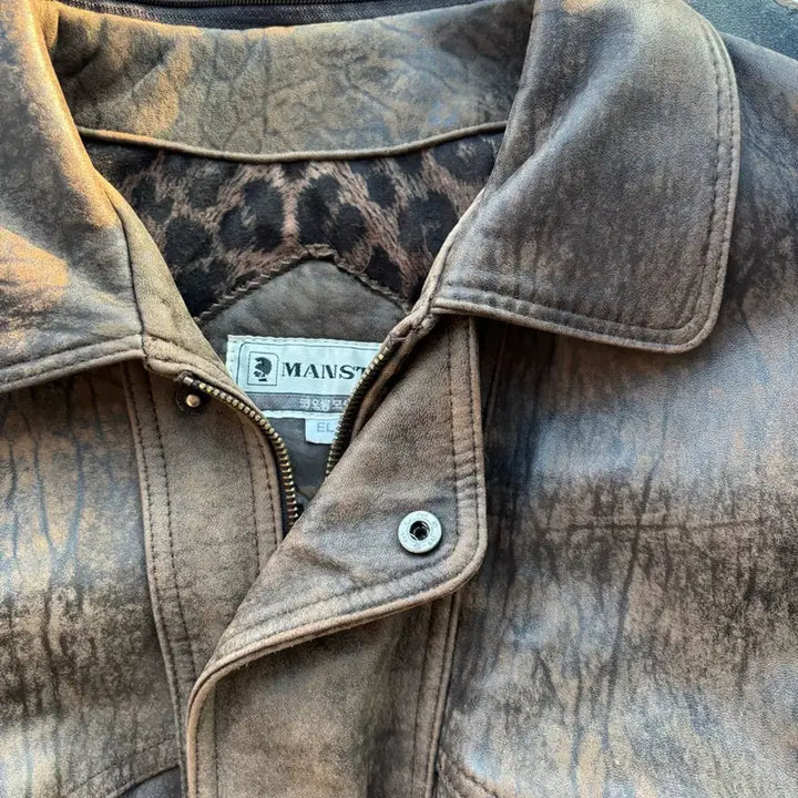 [BUNJANG] Vintage Lambskin A-2 Jacket / 빈티지 램스킨 a-2 자켓