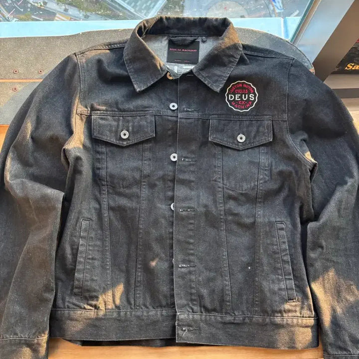 [BUNJANG] Deus Denim Jacket Black / 데우스 데님 자켓 블랙
