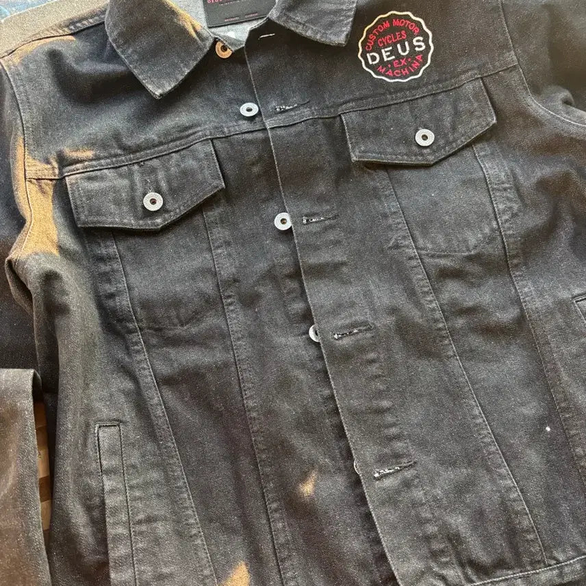 [BUNJANG] Deus Denim Jacket Black / 데우스 데님 자켓 블랙
