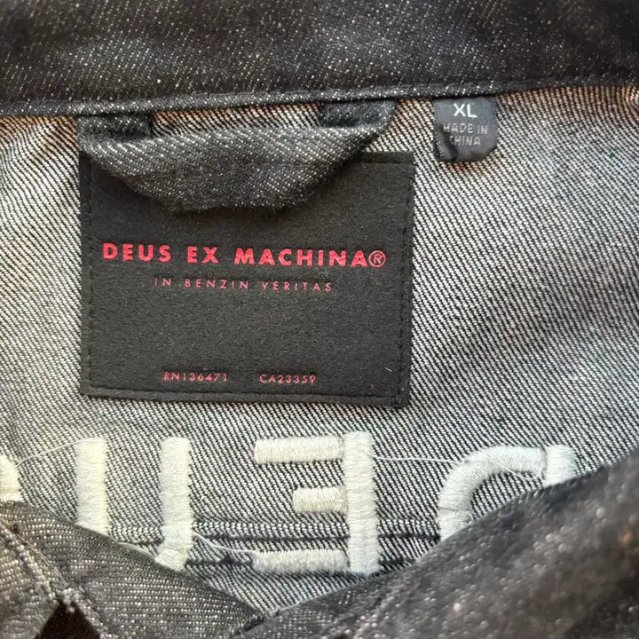 [BUNJANG] Deus Denim Jacket Black / 데우스 데님 자켓 블랙