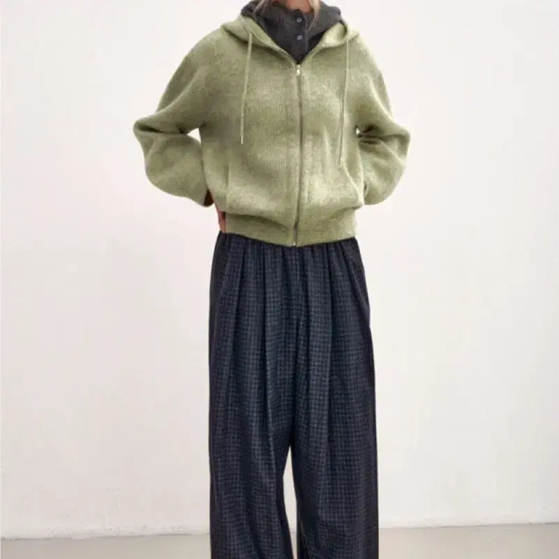 [BUNJANG] System 25FW New Arrival Alpaca Zip-Up Cardigan / 한섬 25fw신상 시스템 품절 알파카 집업 가디건 프리