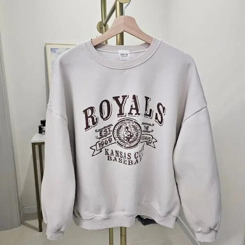 [BUNJANG] Pigment Washed Cotton Fleece Sweatshirt with Elbow Patch / 엘보패치 양기모 맨투맨