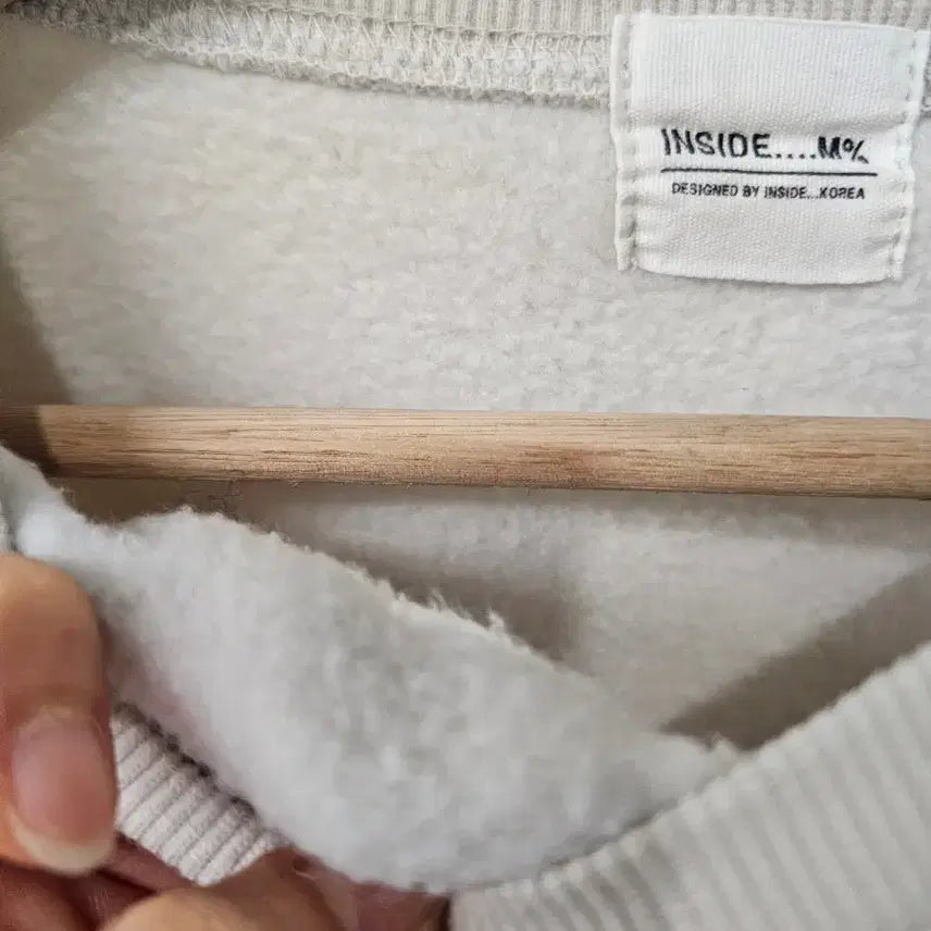 [BUNJANG] Pigment Washed Cotton Fleece Sweatshirt with Elbow Patch / 엘보패치 양기모 맨투맨