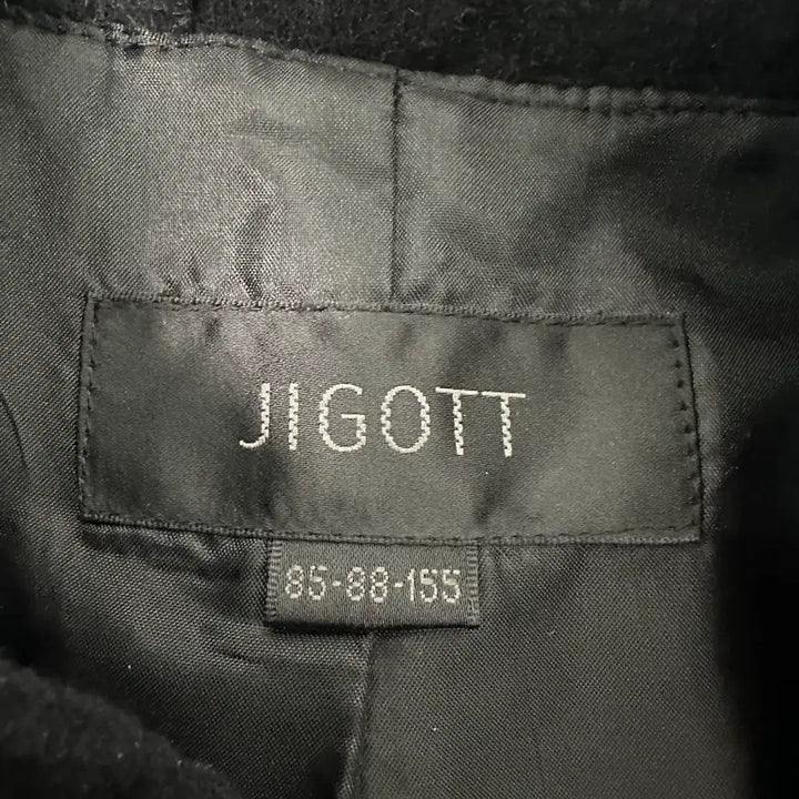 [BUNJANG] ZIGOT Oversized Half Coat Black / [85-88/55~66] 지고트 모직 오버핏 하프코트 블랙