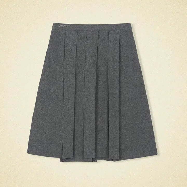 [BUNJANG] Snugnook Wool Fleece Skirt Charcoal / snugnook 스너그눅 울 플리스 스커트 차콜