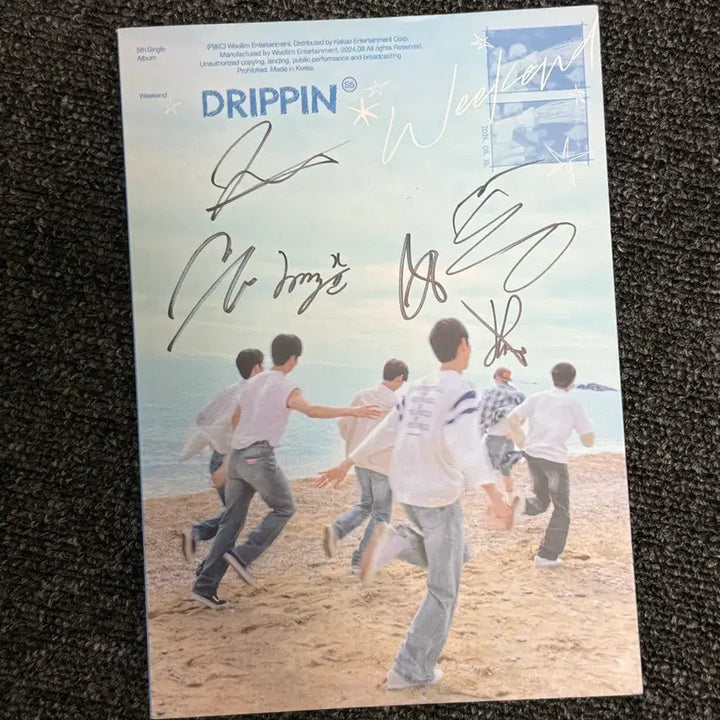 [SOLD OUT] 드리핀 위켄드 친필 싸인 앨범 판매합니다.