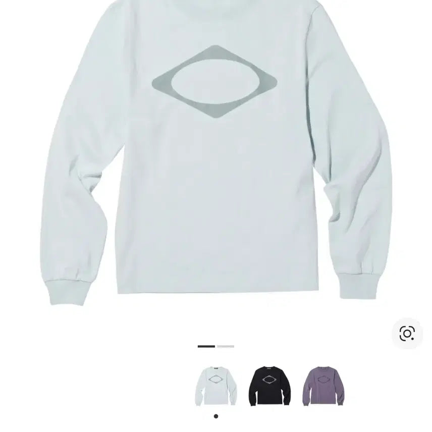 [BUNJANG] Mischief Rhombus Long Sleeve Sky Blue (Size M) / 미스치프 롬버스 롱슬리브 스카이 블루 M 사이즈