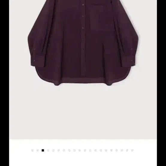 [BUNJANG] Ethos Corduroy Oversized Purple Shirt / 에토스 코듀로이 오버핏 퍼플 셔츠