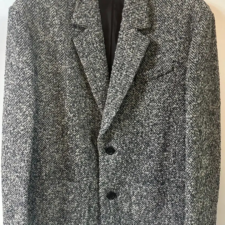 [BUNJANG] AMOMENTO Herringbone Oversized Coat / 아모멘토 헤링본 오버사이즈 코트