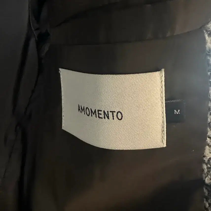 [BUNJANG] AMOMENTO Herringbone Oversized Coat / 아모멘토 헤링본 오버사이즈 코트