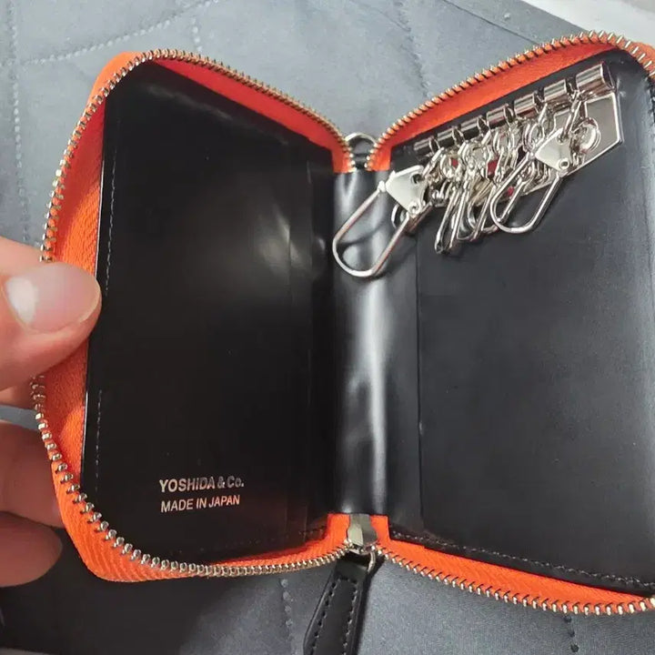 [BUNJANG] Yoshida Porter Glass Leather Key Case / 요시다포터 글래스 레더 키케이스 지갑 팝니다