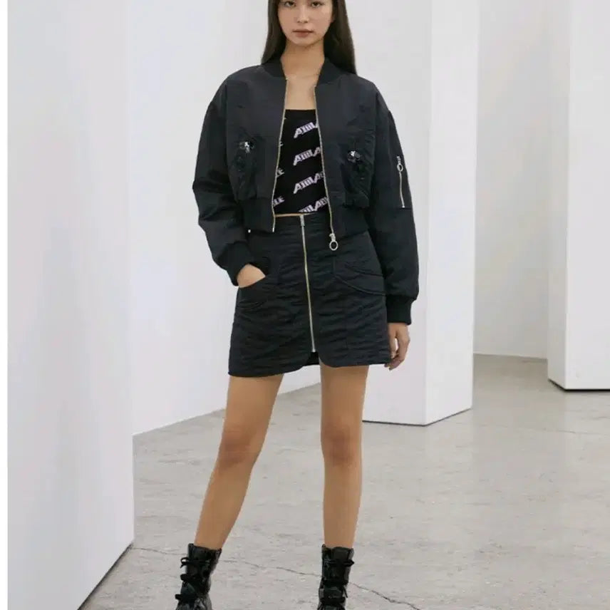 [BUNJANG] Egoist Pocket Point Parka Ring Mini Skirt 26 / 에고이스트 포켓포인트 파카링미니스커트 26