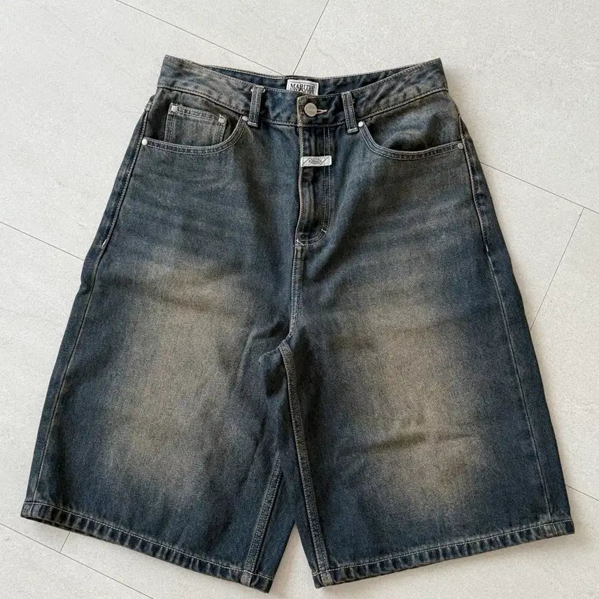 [BUNJANG] Marithe Francois Girbaud Long Bermuda Pants / 마리떼프랑소와저버 롱 버뮤다 팬츠