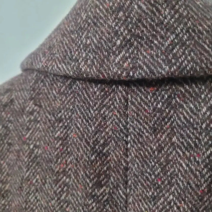 [BUNJANG] She'zmiss Herringbone Brown Jacket / 쉬즈미스 헤링본 브라운 자켓