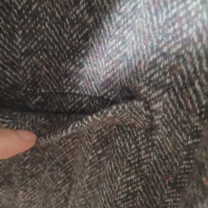 [BUNJANG] She'zmiss Herringbone Brown Jacket / 쉬즈미스 헤링본 브라운 자켓