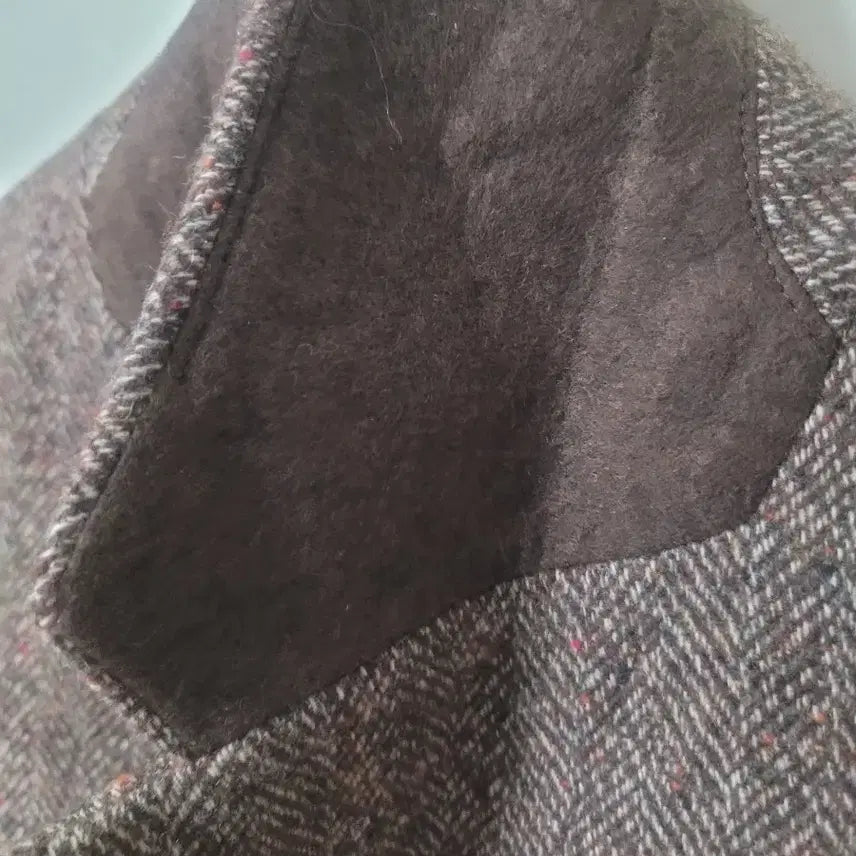 [BUNJANG] She'zmiss Herringbone Brown Jacket / 쉬즈미스 헤링본 브라운 자켓