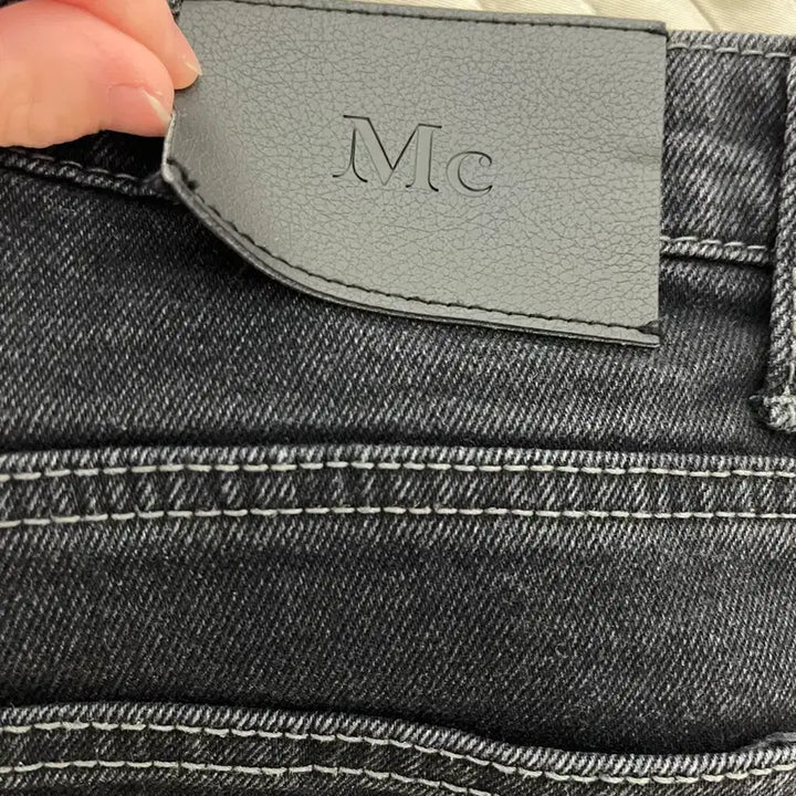 [BUNJANG] Millioncor 7163 Cat Brush Black Bootcut Denim Pants / 밀리언코르 7163 캣 브러쉬 흑청 스판 블랙 부츠컷 데님팬츠