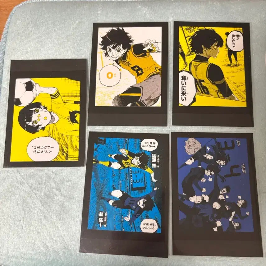 [BUNJANG] Blue Lock Isagi Bachira Bundle Set Original Illustration PASH! / 블루록 바치라 이사기 등 원화 파샤 일괄