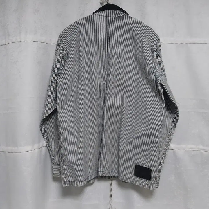 [BUNJANG] Japanese Vintage Hickory Work Jacket Shirt / 일본 빈티지 히코리 워크 자켓 남방