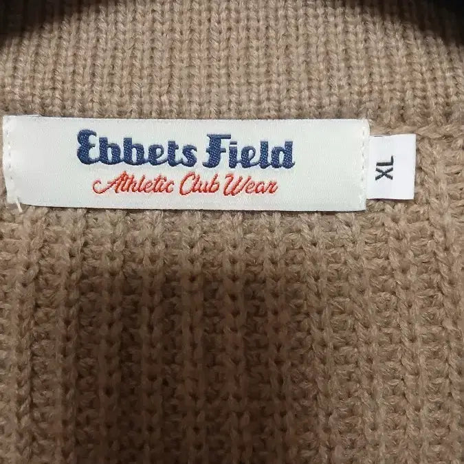 [BUNJANG] Ebbets Field V-Neck Knit Beige XL / Ebbets Field 브이넥 니트 베이지 XL사이즈 이벳필드