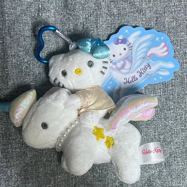 [BUNJANG] Hello Kitty Unicorn Keyring / 헬로키티 유니콘 인형 키링