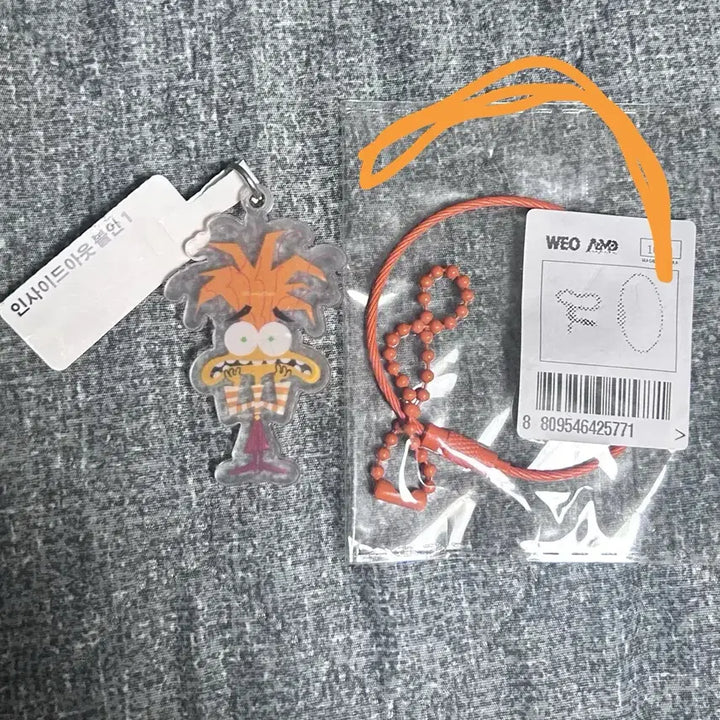 [BUNJANG] Inside Out Anxiety Keyring / 인사이드아웃 불안 키링