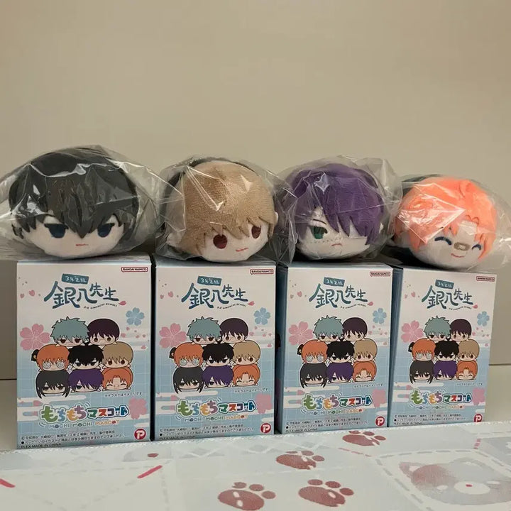 [BUNJANG] Sanrio Gintama Mochi-mascot Figure Set / 삼젯 은혼 모찌마스 마치보케 세트 긴파치 히지카타 소고 카무이 타카스기