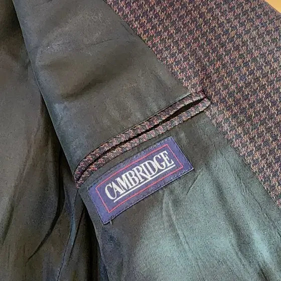 [BUNJANG] Unknown Brand Houndstooth Check Wool Jacket XL / (간절기용)브라운 하운드투스 체크 3버튼 울자켓 XL