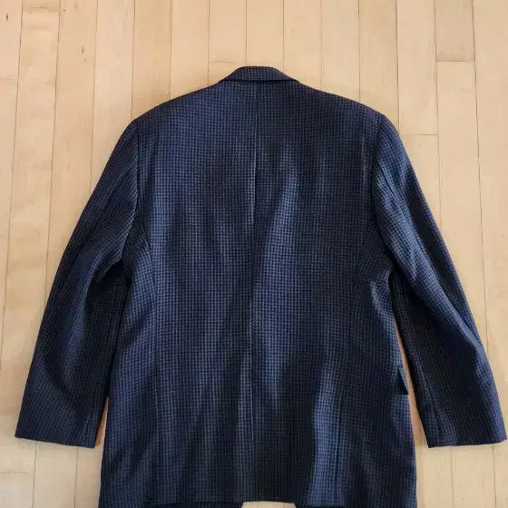[BUNJANG] Unknown Brand Houndstooth Check Wool Jacket XL / (간절기용)브라운 하운드투스 체크 3버튼 울자켓 XL