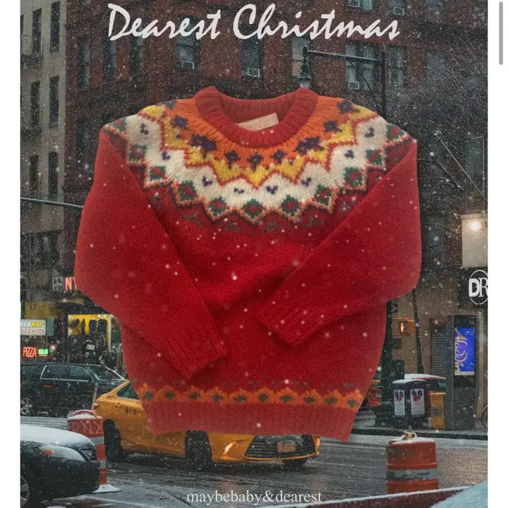 [BUNJANG] Maybebaby Dearist Christmas Carol Knit Holiday Edition / 메이비베이비 디어리스트 크리스마스 캐롤 니트 holiday edition