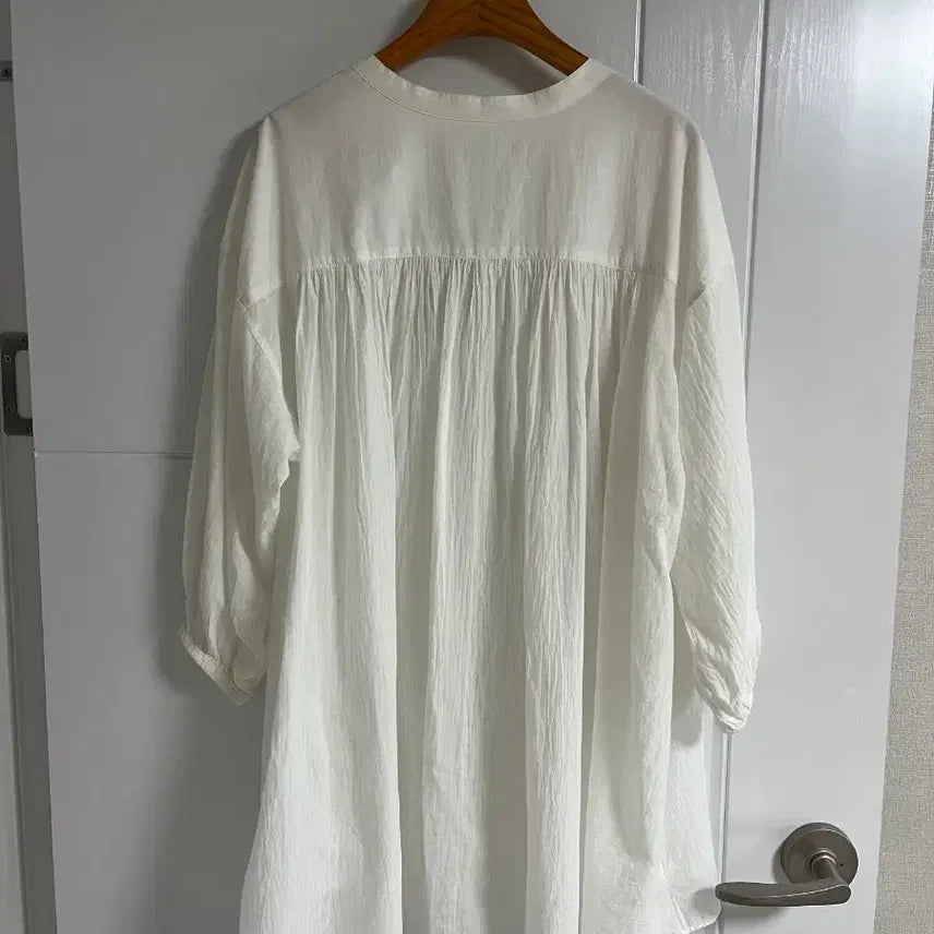 [SOLD OUT] (일본 수입 빈티지)롱셔츠 블라우스 원피스 기본 면100