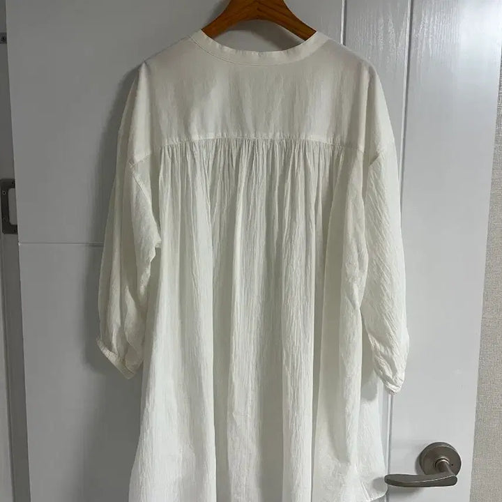 [SOLD OUT] (일본 수입 빈티지)롱셔츠 블라우스 원피스 기본 면100