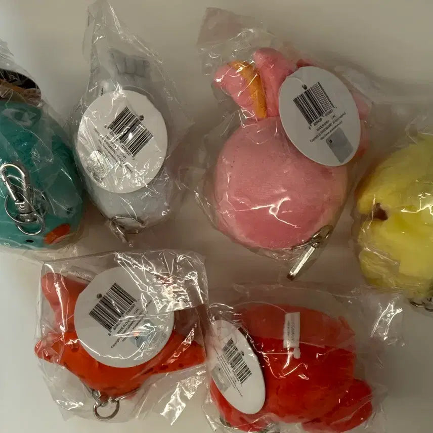 [BUNJANG] Shiro &amp; Maro Shiba Inu Seafood Costume Keyring / 시로앤마로 시바견 해산물 인형 키링 새상품