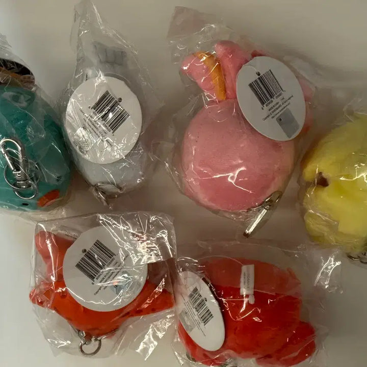 [BUNJANG] Shiro &amp; Maro Shiba Inu Seafood Costume Keyring / 시로앤마로 시바견 해산물 인형 키링 새상품