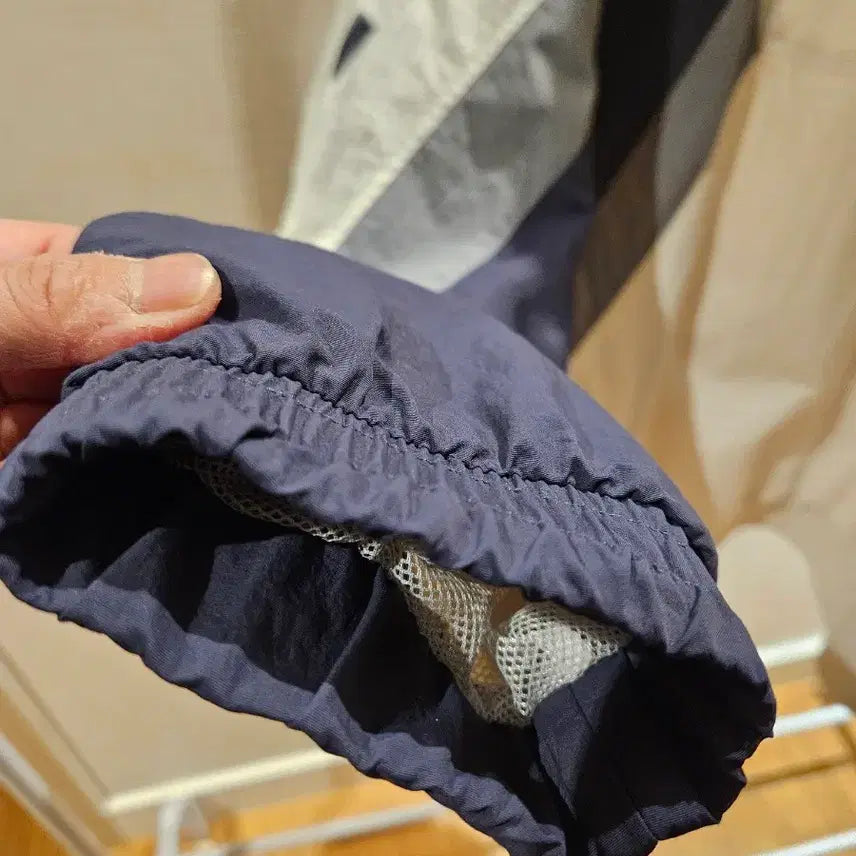 [BUNJANG] Adidas Tricolor Windbreaker Jacket / 아디다스 삼선 바람막이 자켓 크림 네이비