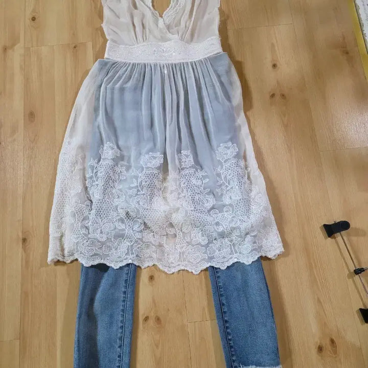 [BUNJANG] Object Silk Dress Small Size / 오브제 실크원피스 스몰싸이즈