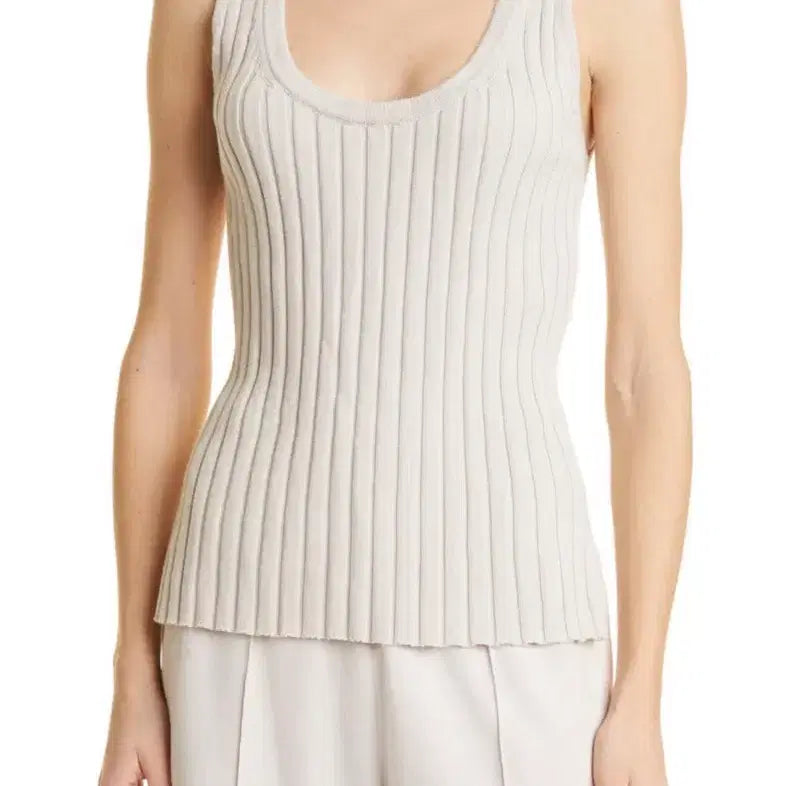 [BUNJANG] Maxmara Sleeveless Ribbed Knit Top / Maxmara