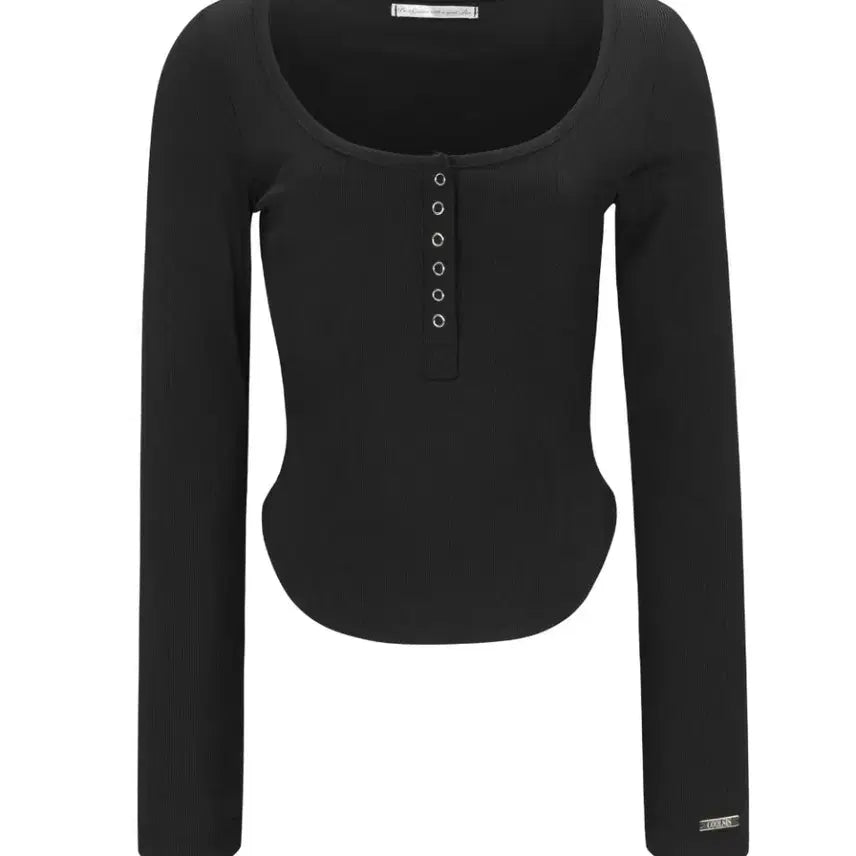 [BUNJANG] Coolcis Snap Top Snap Tee Black M New / 쿨시스 스냅탑 스냅티 굴림티 블랙 M 새상품