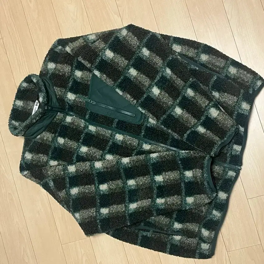 [BUNJANG] Uniqlo x JW Anderson Check Fleece XL / 유니클로 x jw 앤더슨 체크 후리스 XL