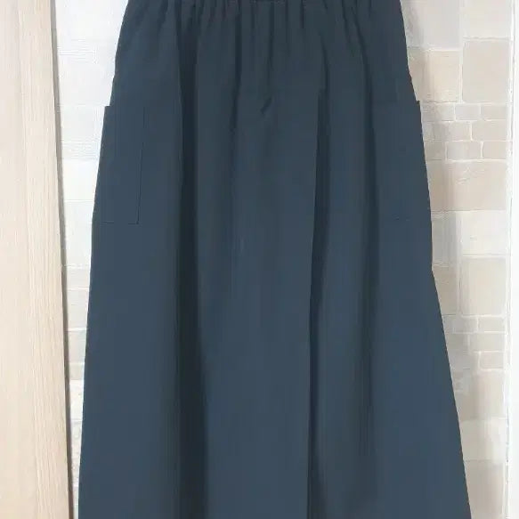 [BUNJANG] Black Prada Fabric Wrap Pants / 여성 봄랩바지(새옷)