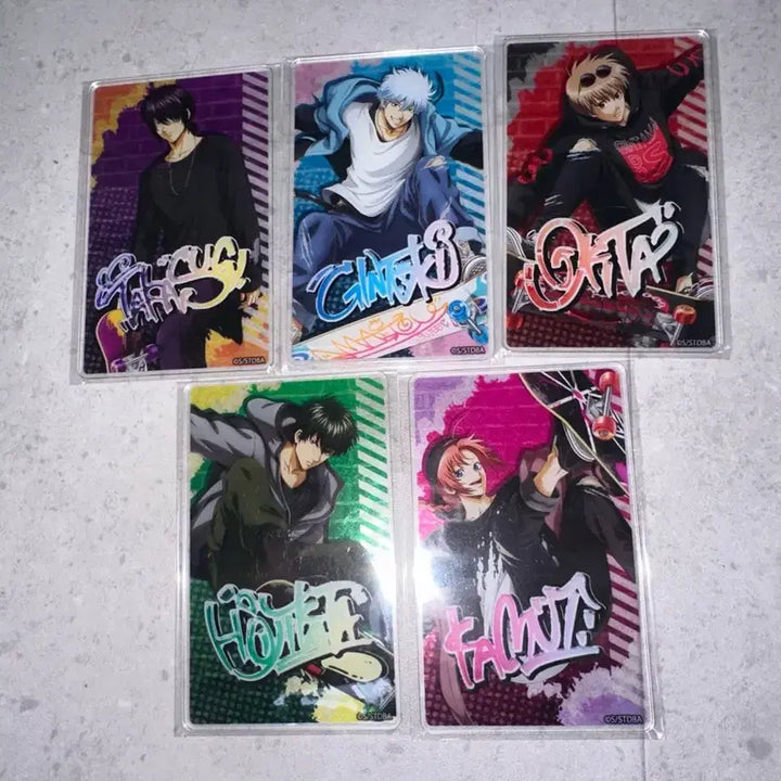 [BUNJANG] Gintama Acrylic Card Bundle / 은혼 스케이트 아크릴 카드 스테이터스 일괄