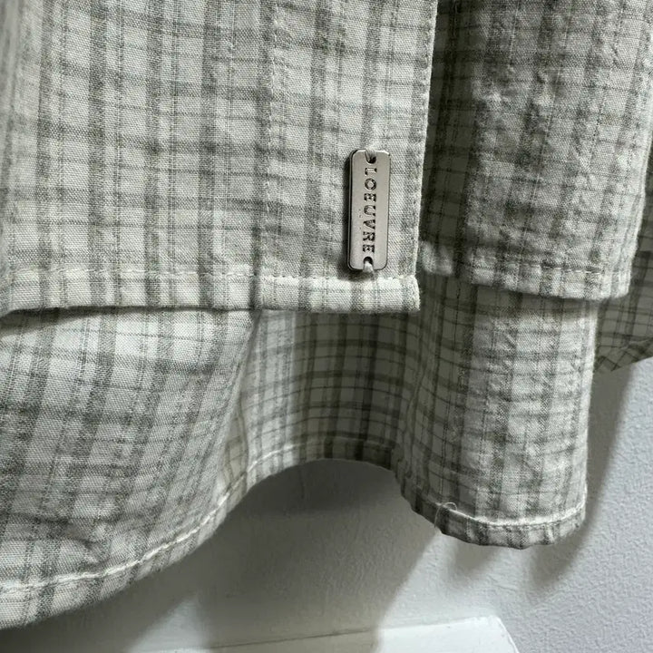 [BUNJANG] Loeuvre Oversized Check Shirt / 무료배송 루에브르 오버핏 체크 셔츠 여성 FREE