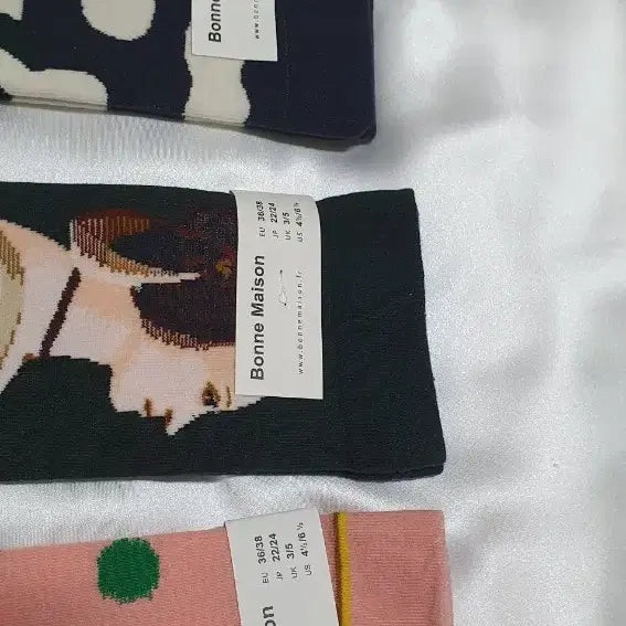 [BUNJANG] Bonne Maison Cream Beige Dot Socks / 개당가격이예요~그린 크림베이지 도트 Bonne Maison 본메종 양말